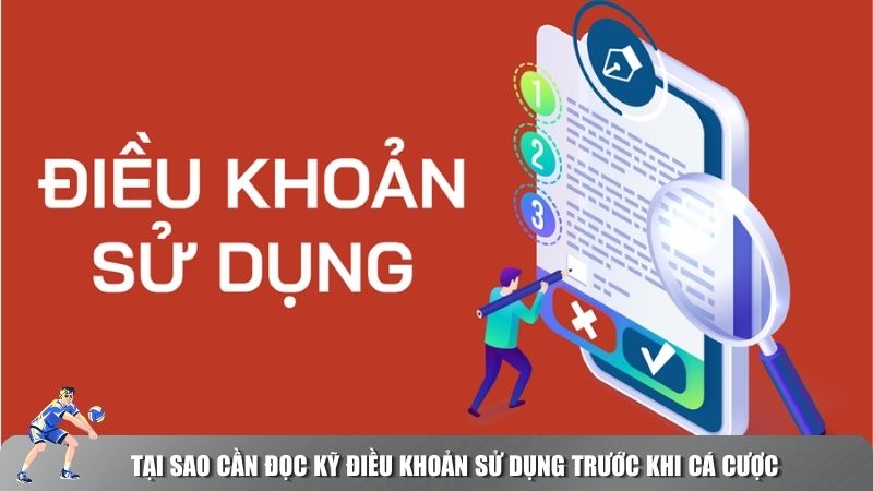 Tầm quan trọng của điều khoản sử dụng khi cá cược bóng đá